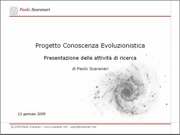 Presentation of the Evolutionary Knowledge Project